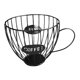 thumbnail image 3 of Soporte Multiusos Para Cápsulas De Café, Forma De Taza De Alambre Para Mostrador De Barra De Café, Negro, 3 of 5