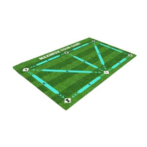 Ioensy - Esterilla De Entrenamiento De Fútbol Resistente Al Desgaste, Para Entrenamiento De Pisadas De Fútbol En Interiores, 60 Cm X 90 Cm