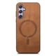 thumbnail image 1 of Magnetic Slim Case for Samsung Galaxy A14 with Camera Guard & Anti-Scratch Back Brown, 1 of 6