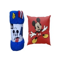 Genérico - Pack Manta Infantil + Cojín Niño Diseño Animado 19O1