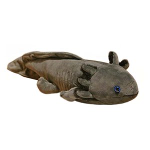 Magideal - Muñeco De Peluche Axolotl, Muñeco De Peluche Axolotl, Juguete De Peluche Axolotl Cómodo Y Abrazable De 17,72 Pulgadas Para Adolescentes, Adultos Y Niñ Gris