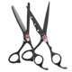 thumbnail image 3 of 6.7 "corte de pelo inoxidable y tijeras de entresacar tijeras peluquería peluquería, 3 of 3