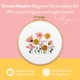 thumbnail image 2 of Kit de Bordado Clever Poppy para Principiantes Sunset Meadow, 2 of 8