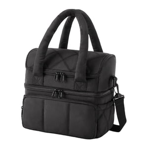 Bothyi - Lonchera Portátil Versátil, Bolso De Mano Refrigerador Para Niños, Niñas, Camping, Viajes, Color Negro