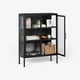 thumbnail image 1 of Vitrina baja 2 puertas 3 niveles linea black - SC-DC-F007, 1 of 6