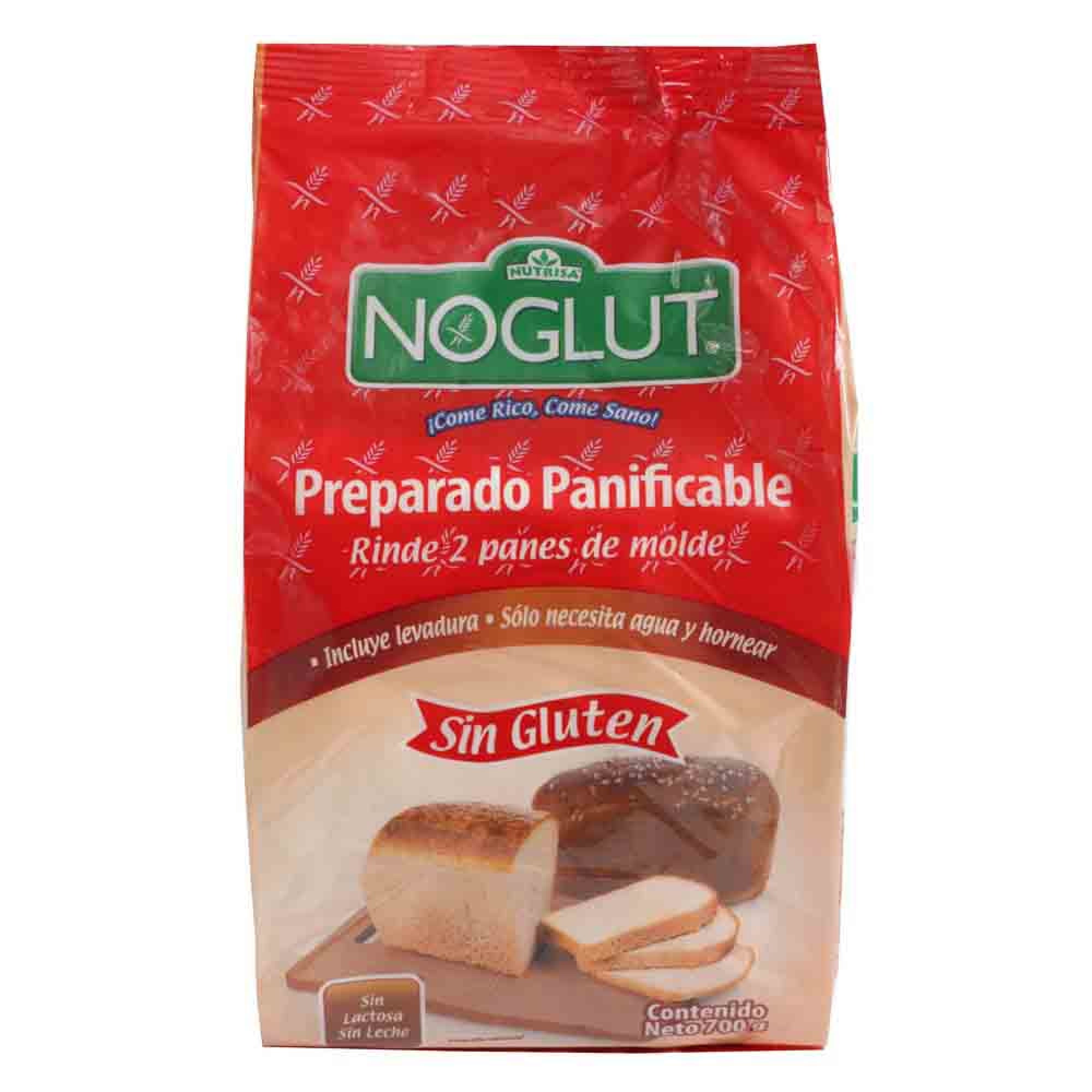 Pre Mezcla De Pan Sin Gluten Bolsa 500 g Nutrisa