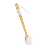 Ioensy - Cepillo Corporal De Baño Con Exfoliador Corporal De Cerdas Cómodas Para Mujeres, Hombres, Ancianos, Blanco