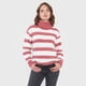 thumbnail image 2 of Sweater Mujer Negro Líneas Palo Rosa Básico Corona, 2 of 5