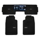 thumbnail image 1 of Piso De Goma Auto Suv 3 Alfombra Galanta Universal Ajustable Negro, 1 of 3