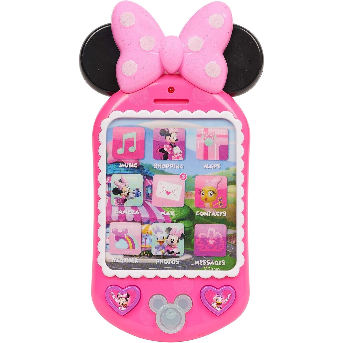 Celular Juguete Disney Minnie Bowtique Luces Sonidos
