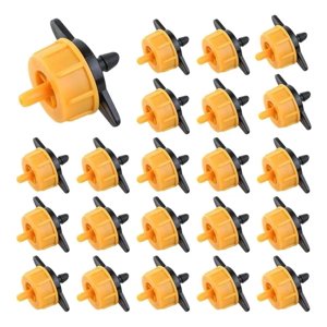 Genérica - Pack 100 Goteros Autocompensado Amarillo De 2 Litros Hora