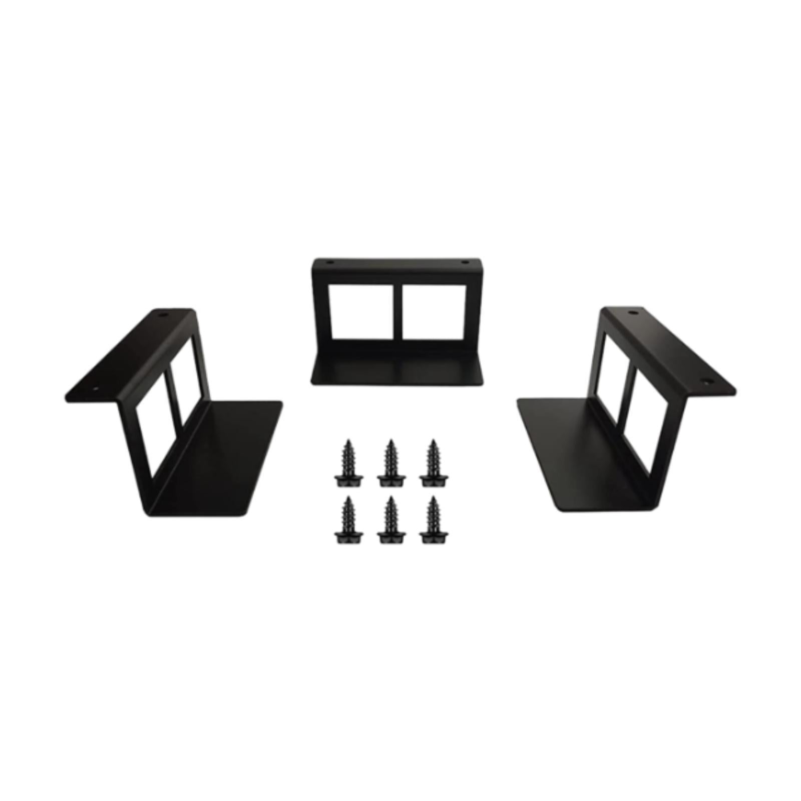 Magideal - Soporte Para Computadora Portátil Debajo Del Escritorio, Juego De Soportes Para Computadora Portátil, Creativo, Con Tornillos De Fijación, Soporte , L L