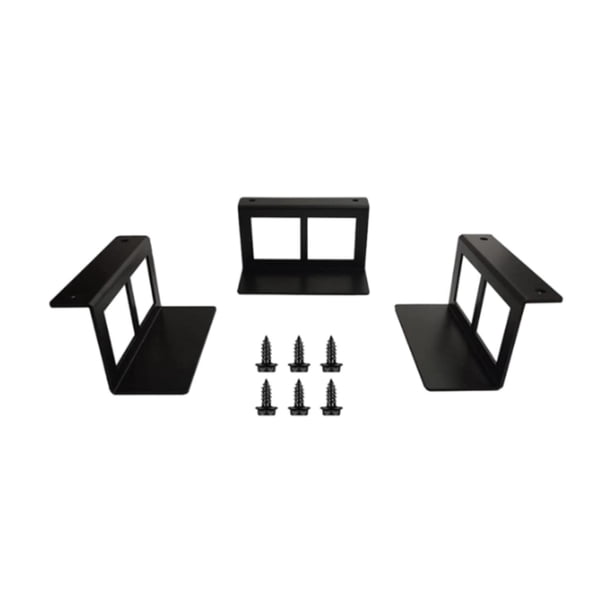 Soporte para computadora portátil debajo del escritorio, juego de soportes para computadora portátil, creativo, con tornillos de fijación, soporte , L L