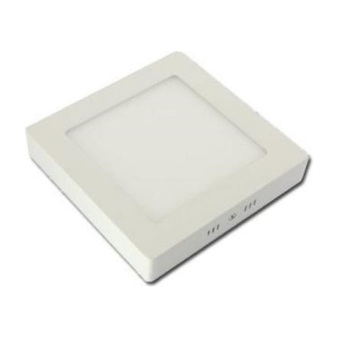 Globaltronics - Foco Sobrepuesto Cuadradro Led 6w 6000k Luz Blanca