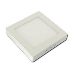 Globaltronics - Foco Sobrepuesto Cuadradro Led 6W 6000K Luz Blanca