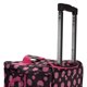 thumbnail image 3 of Bolsa de lona con ruedas Rockland, color negro y rosa, 22 pulgadas, 3 of 8