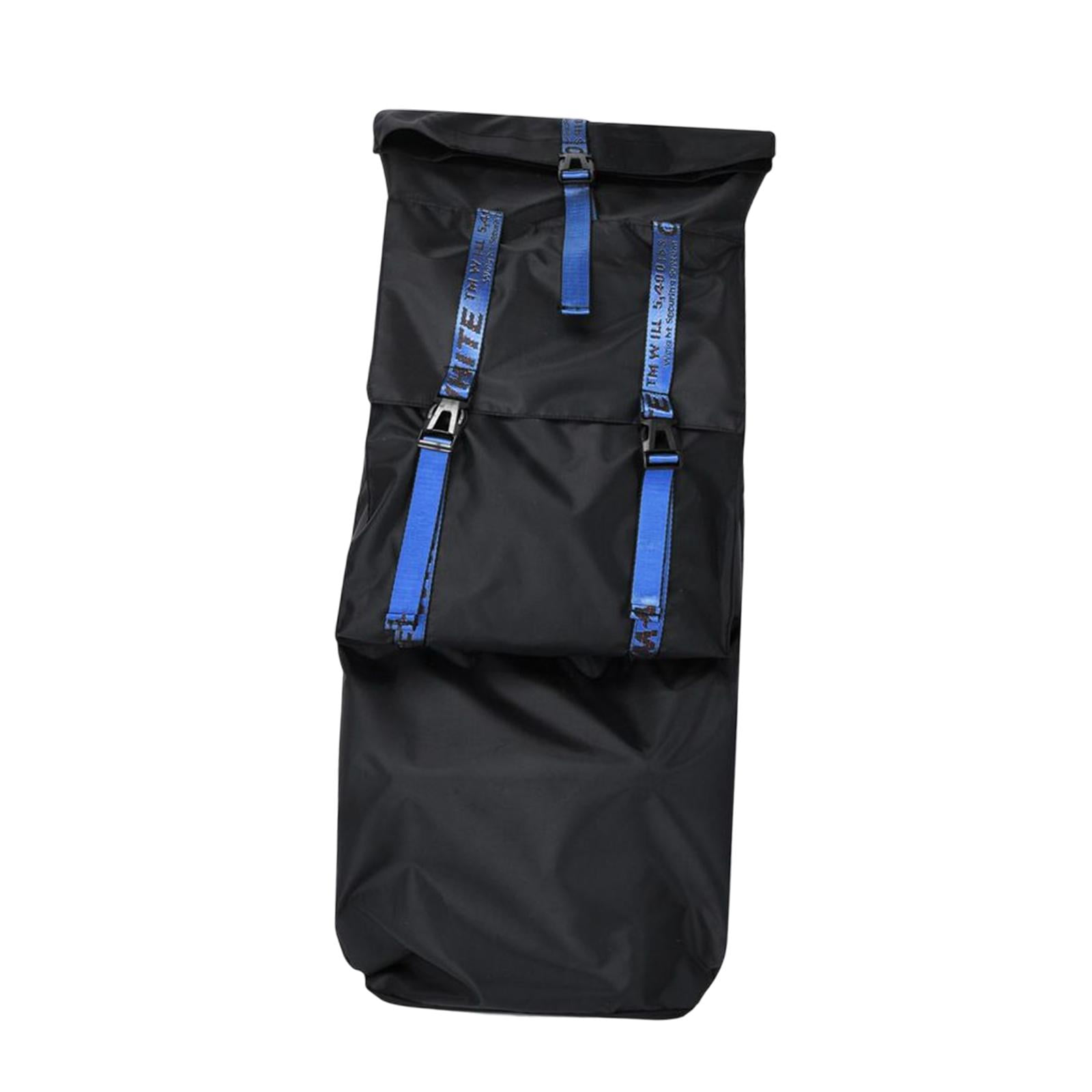 Magideal - Bolsa De Monopatín Oxford, Correas De Hombro Ajustables, Bolsa De Hombro Impermeable, Bolsa De Transporte De Patín, Mochila De Monopatín Para Patineta Cinta Azul