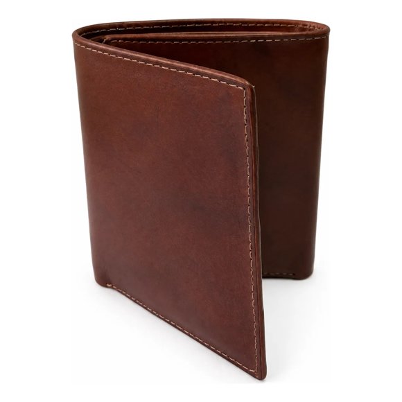 Billetera Cuero Triple Rivoli Marrón La Francesa Atelier