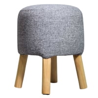Máxima Design - Pouf Bird Gris Omega 35X35X45 Cm