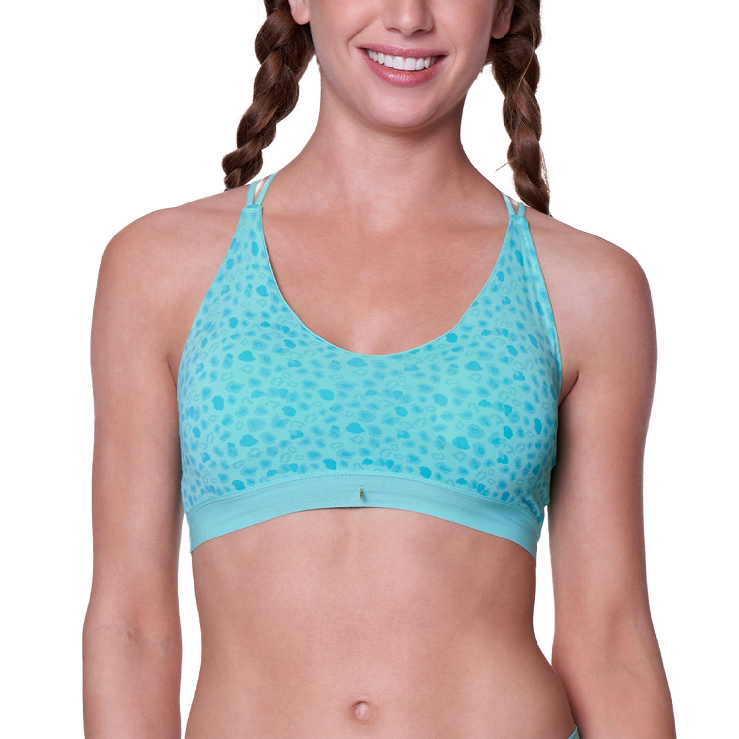 Baziani - Sostén Top Deportivo 3913 Turquesa M