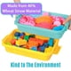 thumbnail image 2 of Contenedor de almacenamiento Sensory Bin Carolart, paquete de 3 pajitas de trigo, 34 cm, 2 of 8
