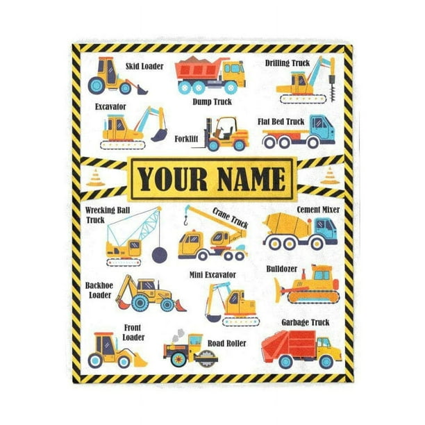 Manta de construcción, manta para camiones - Manta con nombre personalizado