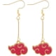 thumbnail image 1 of Pendientes de anime para mujer, aretes colgantes de esmalte de nube roja dorados, estéticos, kawaii, moda, cosplay, aretes colgantes de anime para hija, novia, joyería, 1 of 7