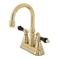 Grifo De Baño Kingston Brass Duchess Centerset Con Ventana Desplegable