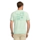thumbnail image 2 of Camiseta IZOD con estampado de agua salada para hombre, pájaros, verde huevo, talla M, 2 of 5