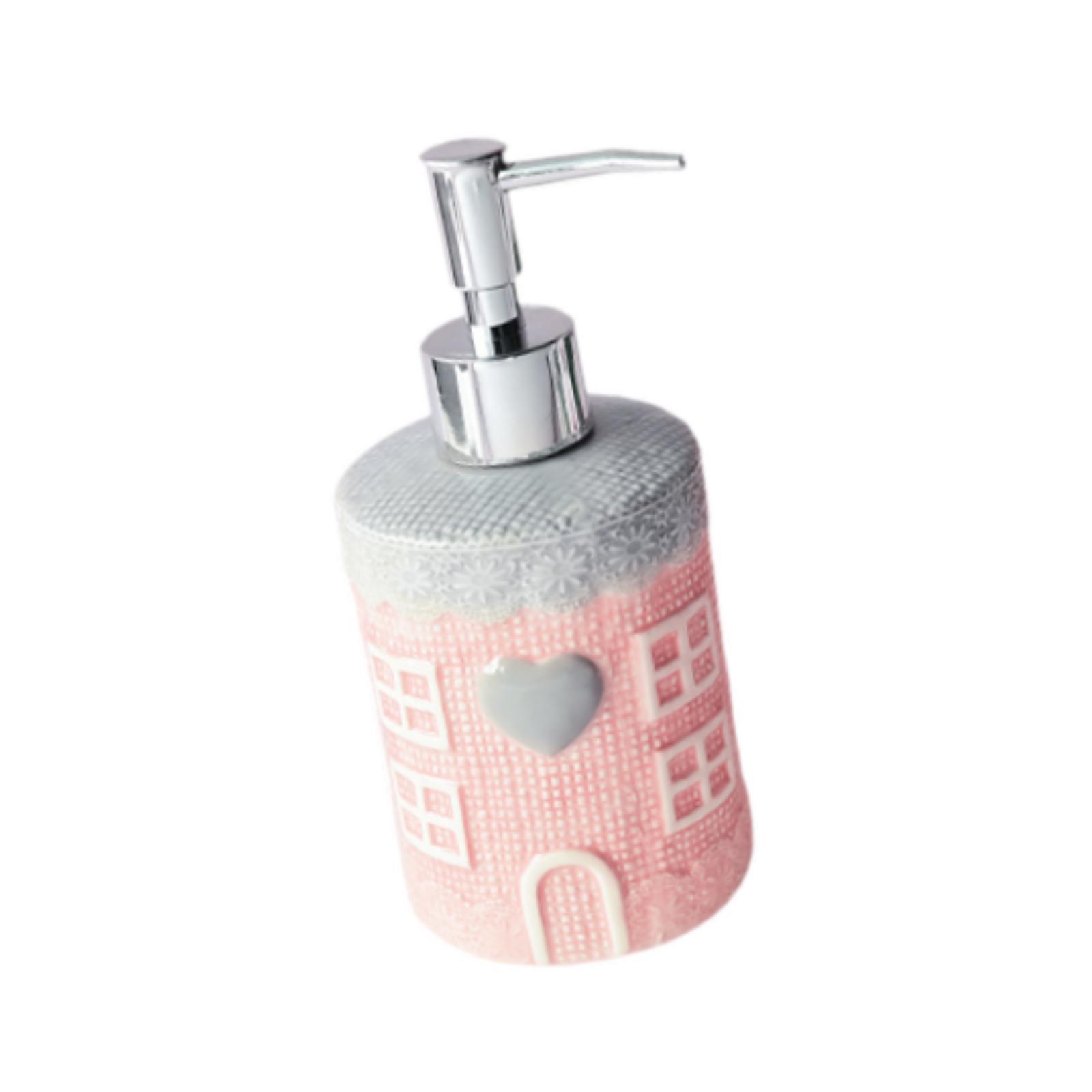 Magideal - Dispensador De Jabón De Cerámica, Dispensador De Jabón Para Platos, Artículos Esenciales De Viaje De Cerámica De 350Ml, Dispensador De Jabón De Manos