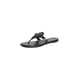 thumbnail image 1 of Sandalias tipo tanga Tory Burch Miller para mujer, negras, 7 EE. UU., 1 of 4