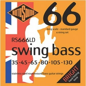 Rotosound - Set Bajo Eléctrico Swing Bass 6 35-130 Rs666Ld
