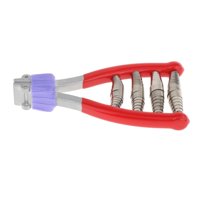 Magideal - Abrazadera De Arranque De Máquina De Encordado De Metal, Herramienta De Encordado De 4 Resortes De Tenis, Arrancador De Aleación Roja Para Deportes De