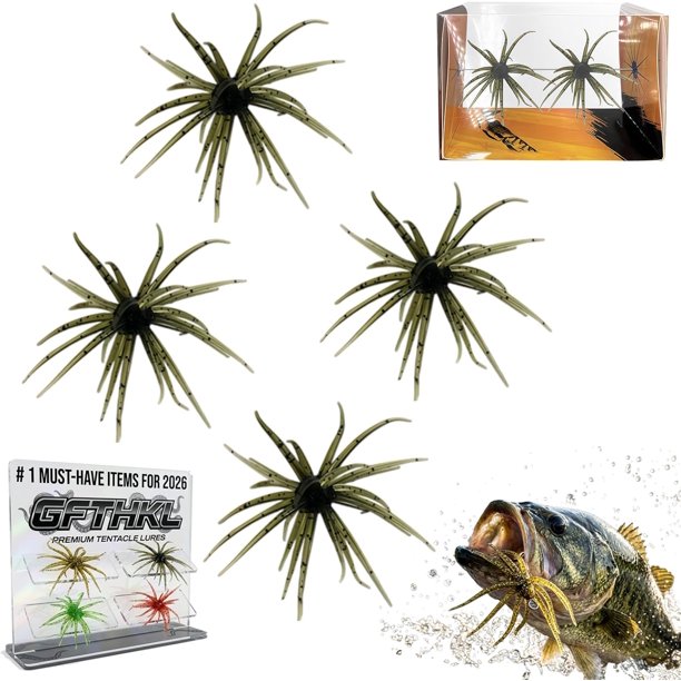 Señuelo criatura tentáculo delicadeza realista hundimiento lento plástico blando pesca lubina