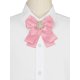 thumbnail image 4 of INSPIRE CHIC Lazo de Broche con Cinta para Mujer de Regreso a Clases, Moño para Uniforme Escolar con Perlas Rosa, 4 of 4