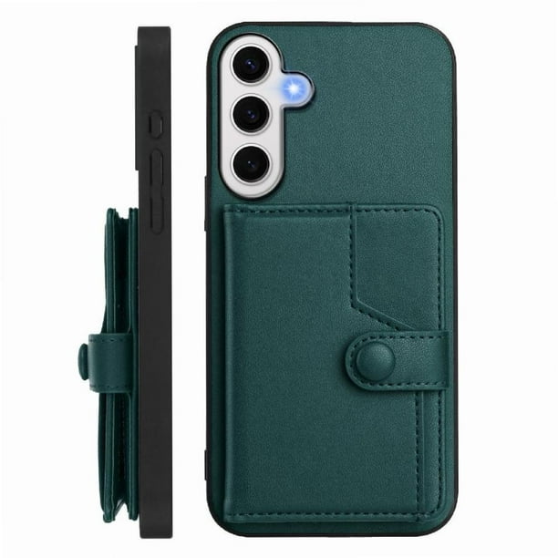 FOXDOCK Funda para SAMSUNG Galaxy S24 FE con Bloqueo RFID - Diseño Elegante con Cierre de Botón