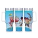 thumbnail image 1 of Jake y los Piratas del País de Nunca Jamás Vaso aislado de acero inoxidable con asa, diseño temático, regalo para familia, amigos y fans; incluye pajita y encaja en el portavasos estándar, 40 oz, 1 of 6