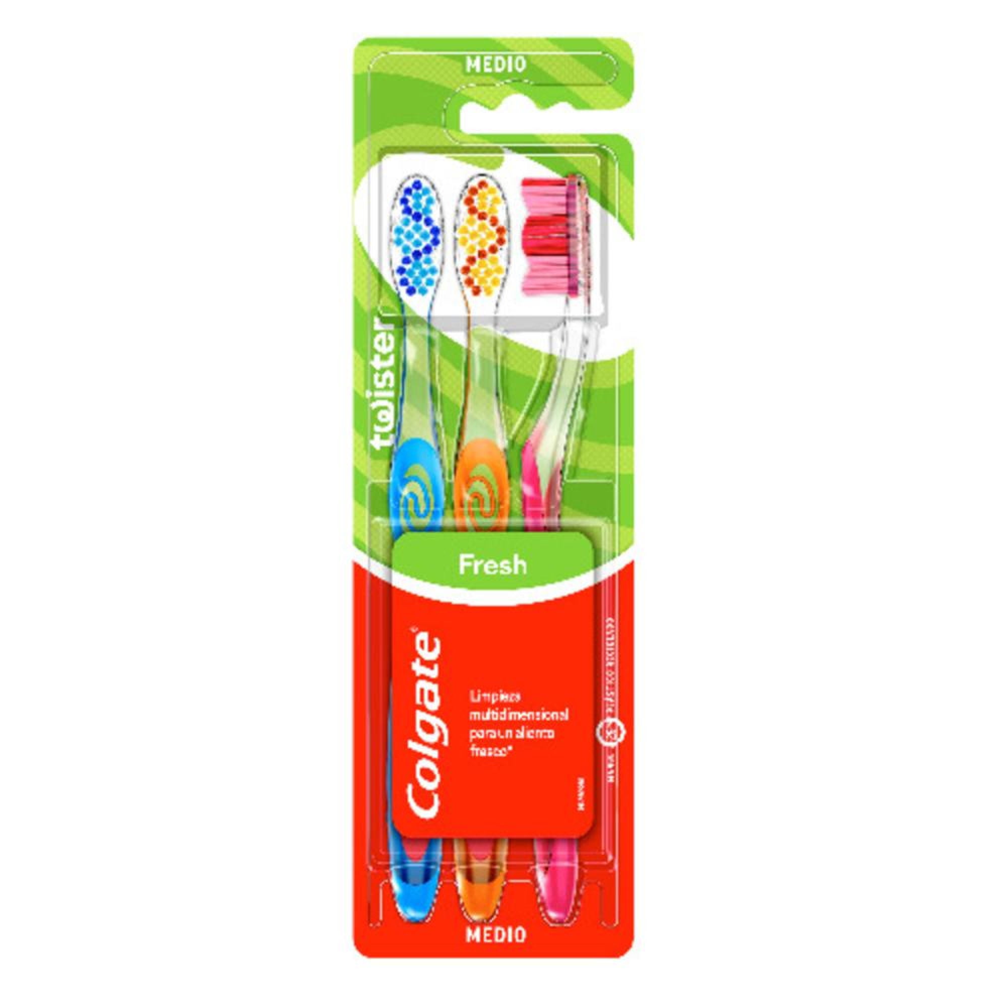 Cepillo De Dientes Twister Medio 1 Un Colgate