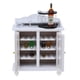 thumbnail image 2 of 1/12 dollhouse muebles en miniatura vino gabinete vino estante vidrio conjunto modelo, 2 of 3