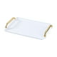 thumbnail image 1 of Bandeja Decorativa Para Servir Para Bar, Cocina, Comedor, Sofá Resistente, Bandeja Para Sofá, Color Blanco, 1 of 3