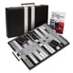 thumbnail image 1 of Set de backgammon Get The Games Out Top, talla de viaje, negro, 1 of 8