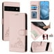 thumbnail image 1 of Funda tipo cartera FOXDOCK para Google pixel 6 Pro con soporte, ranuras, RFID, diseño de gato, 1 of 5