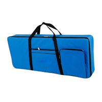 Magideal - Funda Para Teclado De 61 Teclas, Funda De Piano A Prueba De Golpes, Funda De Piano Eléctrica Gruesa, Bolsa Para Teclado Electrónico Para Estudio De Mú Azul