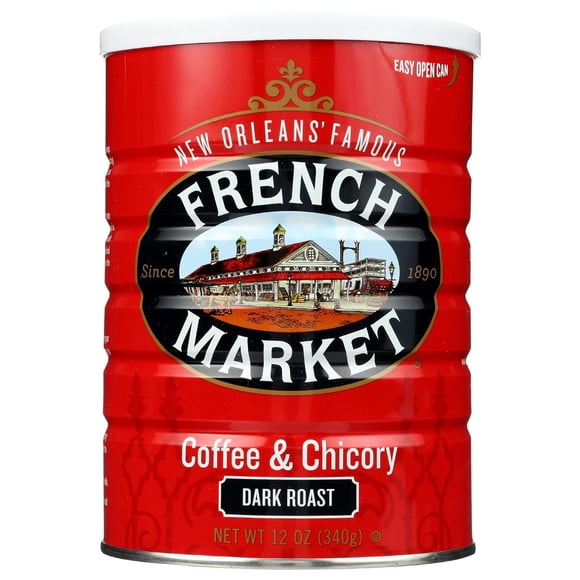 Café French Market Café y achicoria Dark Toast 360 ml x6
