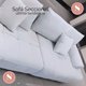 thumbnail image 4 of Sofa Seccional Moderno Blanco Lounge 305cm, 4 of 8