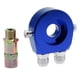 thumbnail image 5 of m20x1.5 medidor de aceite enfriador de filtro adaptador de termostato de placa sandwich azul, 5 of 5