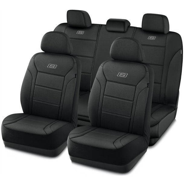 Fundas para asientos de auto Skechers Memory Foam de lycra, compatibles con airbags