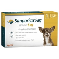 Zoetis - Antiparasitario Simparica Para Perros De 1.3 A 2.5 Kg.