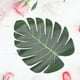 thumbnail image 3 of 12 hojas artificiales grandes de palmera verde para decoración del hogar, fiestas y bodas (21,5 cm), 3 of 8