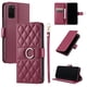 thumbnail image 2 of Funda Acolchada con Anilla y Correa para Samsung Galaxy S20 Plus Slots para Tarjetas Rojo, 2 of 5